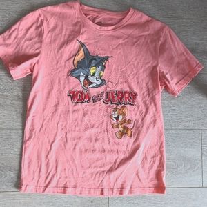 TOM & JERRY - Pink Print Tee